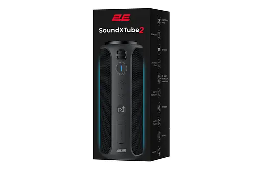 Акустическая система 2E SoundXTube2 TWS, MP3, Wireless, Waterproof Black - фото 8