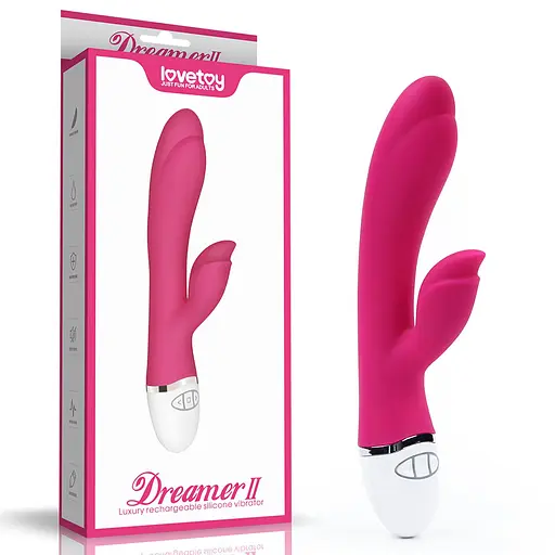 Вібратор-кролик Lovetoy Dreamer II 21.5х3.5 см рожевий - фото 2