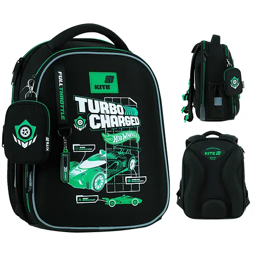 Рюкзак Kite Education каркасний 555 HW Чорний (HW26-555S) - фото 2