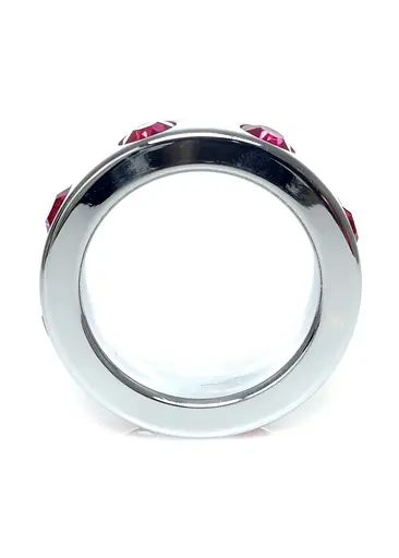 Ерекційне кільце B - Series HeavyFun Metal Cock Ring 5 см сріблястий - фото 4