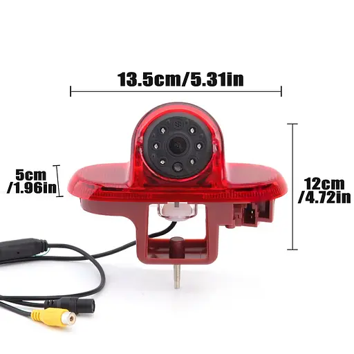 Камера заднего вида Opel Vivaro Renault trafic AHD 720-1080 - фото 9