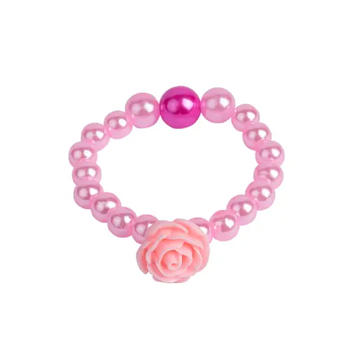 Набор украшений Романтический персиковый (ожерелье, браслет, серьги) 4шт - фото 5