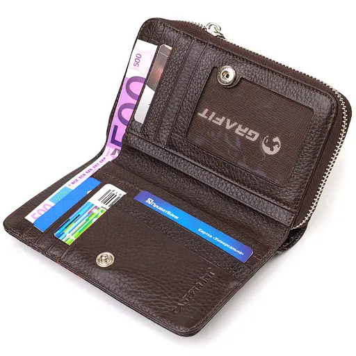 Жіночий шкіряний гаманець Canpellini 9.5х15.5х2.5 см acs0025529 - фото 3