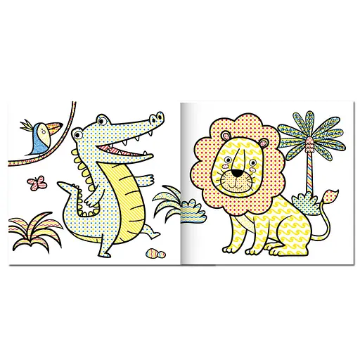 Водная раскраска "В джунглях" Апельсин РМ-95-05 серия "MINI Water Book" - фото 2