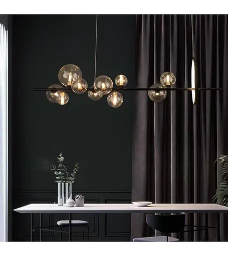 Люстра Romin HXD8092-10 (чорний) - фото 1