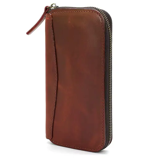 Кожаный мужской клатч TARWA 20х9х2.5 см sum0026299 - фото 4