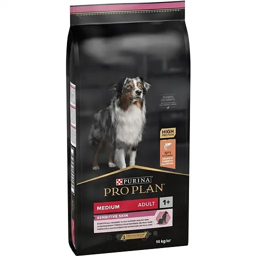 Сухий корм Purina Pro Plan для цуценят великих порід з чутливим травленням з лососем 14 кг - фото 1