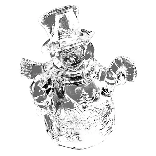 Сніговик в капелюсі, що світиться - фото 1