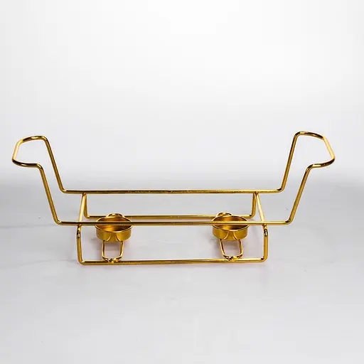 Марміт настільний прямокутний Yiwu з підігрівом 35.5х19х15.5 см керамічний на металевій підставці з кришкою мармітниця для перших страв ML525-13 - фото 6