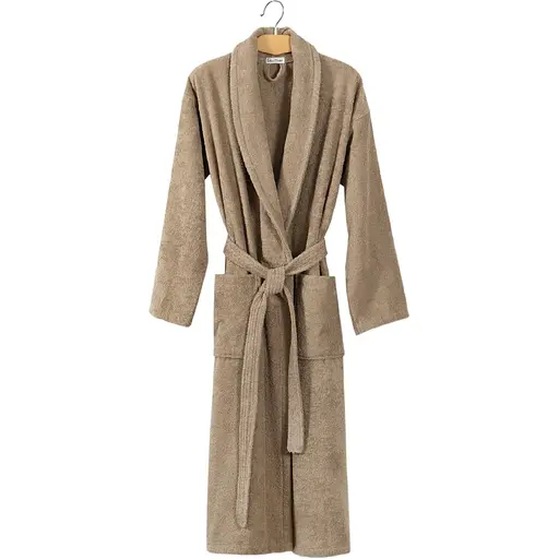 Халат махровый Lotus Home Basic New Line 2XL бежевый (svt-2000022348034) - фото 2