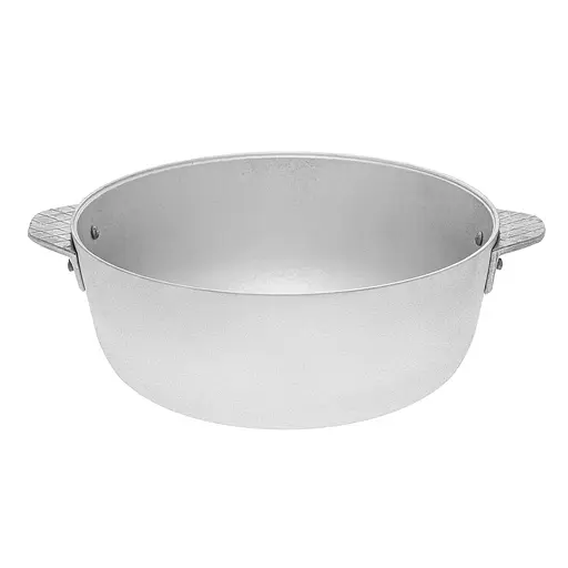 Кастрюля алюминиевая с крышкой 2 л, Полімет Серый 83389 - фото 7