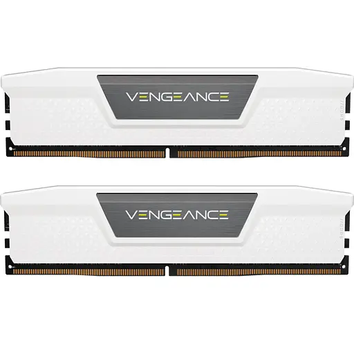 Модуль пам'яті для комп'ютера DDR5 32GB (2x16GB) 6400 MHz Vengeance White Corsair (CMK32GX5M2B6400Z32W)