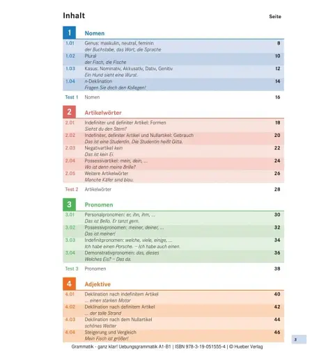 Grammatik - ganz klar! Übungsgrammatik mit CD-ROM - Hörübungen und interaktive Übungen - фото 4