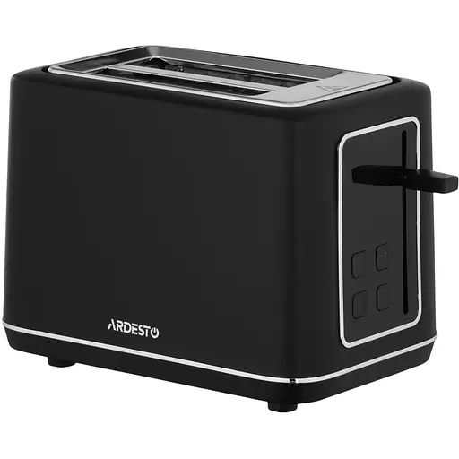 Тостер Ardesto Elegance T-K301E 800 Вт LED дисплей пластик чорний