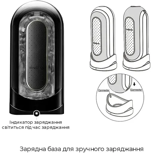 Вібромастурбатор Tenga Flip Zero Electronic Vibration Black - фото 7