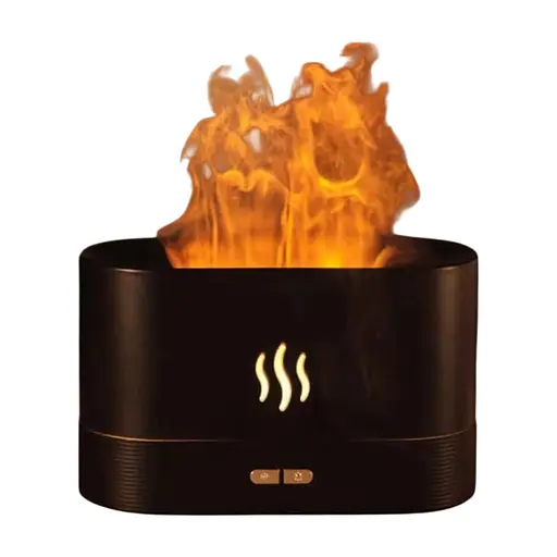 Ультратихий увлажнитель воздуха для ароматерапии с пламенем