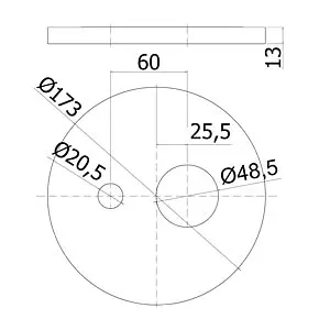 Змішувач прихованого монтажу Paffoni Candy CA BOX015 CR, Хром - фото 2