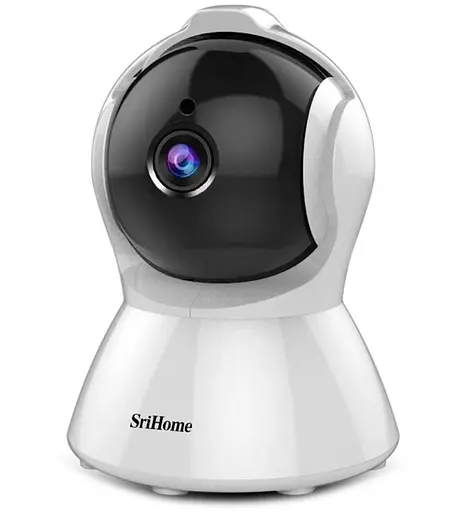 IP-камера автоматического слежения SriHome SH025 1080P AI Белый EU Plug - фото 3