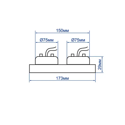 Встраиваемый поворотный светильник Feron DL0385 под лампу черный - фото 2
