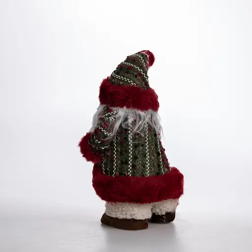 Новорічна фігурка Скандинавський Санта 15×14×38 см Червоний Yiwu CR-4-9 - фото 3