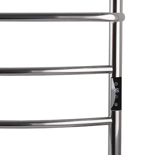 Електрична рушникосушка Unio LKD ЕU 700-500-6 Драбинка Каскад Дуга, Хром, Праве, Електронний - фото 3