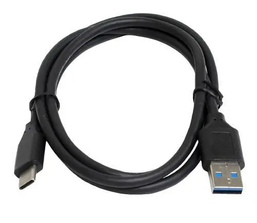 Кабель USB AM-Type-C, 1 м, черный, Patron, 3A (PN-USB3-TYPEC-1M) - фото 1
