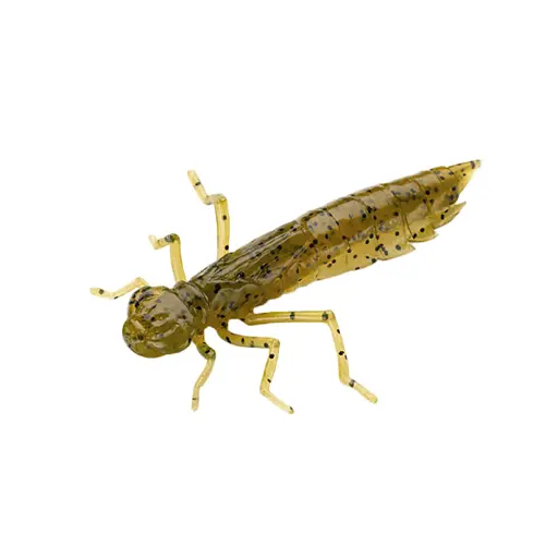 Силикон FishUP Dragonfly 0.75" #074 - Green Pumpkin Seed (12 шт/уп)