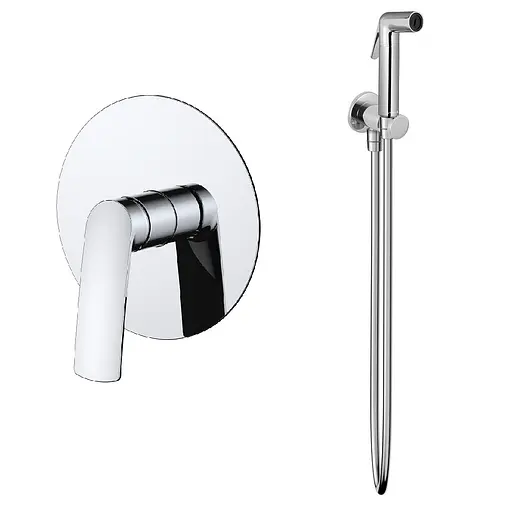 Набір гігієнічного душу прихованого монтажу Volle Cante (1512.101401+1586.190101) хром SET20240405, Хром - фото 1