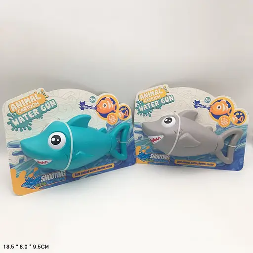 Водний пістолет Акула 1675, на планшетці (6978891190015) Блакитний - фото 2