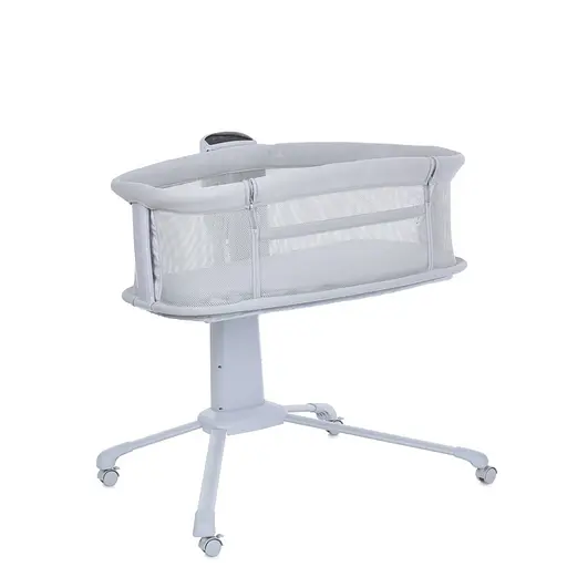 Детская кроватка-люлька 3 в 1 Mastela 3328 приставная, музыка, таймер, москитная сетка, белый - фото 7