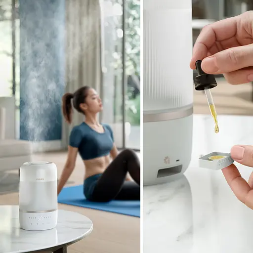 Увлажнитель воздуха Philips Series 1000 белый (HU1510/04) - фото 9