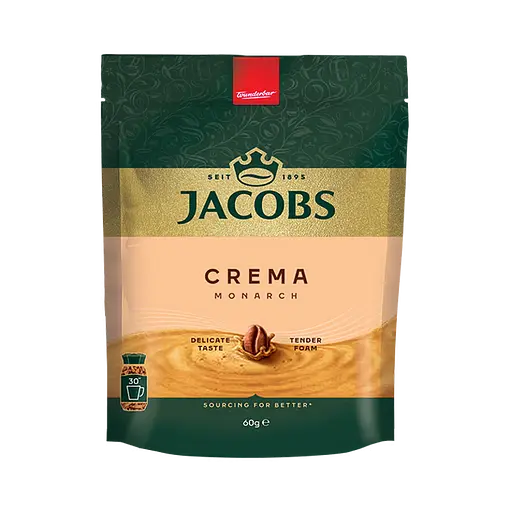 Кава розчинна Jacobs Monarch Crema, 60 г (723035)
