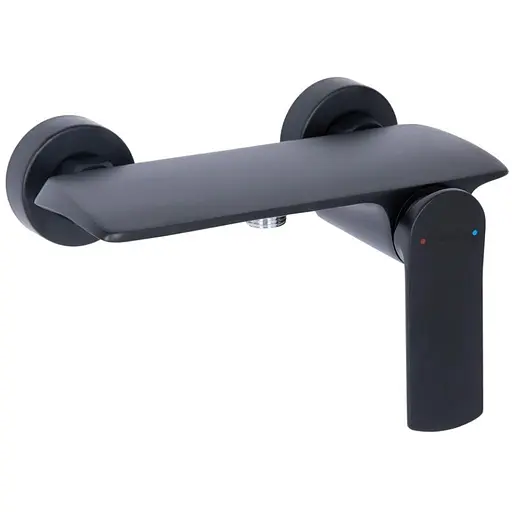 Смеситель для душа Q-tap Slavonice, Matt Black (k35) QTSLA266BLM45908 - фото 1