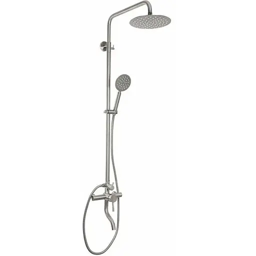 Душевая система Germece с изливом 6008-1 нержавеющая сталь - фото 1