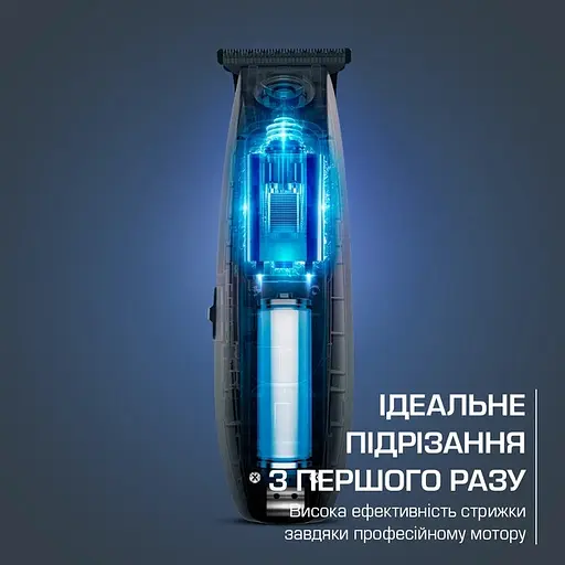 Тример Rowenta Barber Experience чорно-синій (TN1851E0) - фото 2