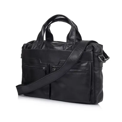 Шкіряна чоловіча сумка TARWA 39,5х29,5х8 см nsa0001331 - фото 4