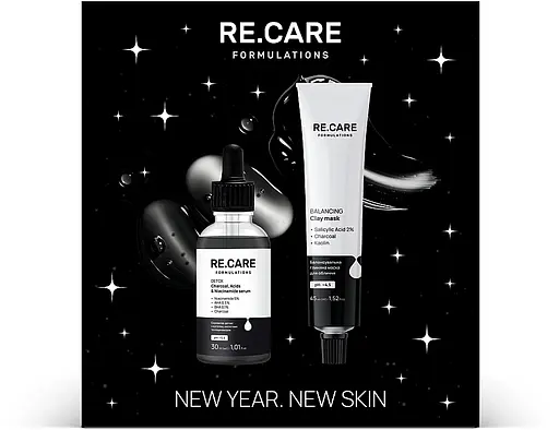 Набір новорічний для догляду за обличчям "New Year. New Skin" Re.Care (ser/30ml + mask/45ml) - фото 3