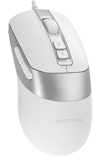 Миша A4Tech Fstyler FM50S Plus (White) Silent USB (FM50S Plus (White)) - фото 6