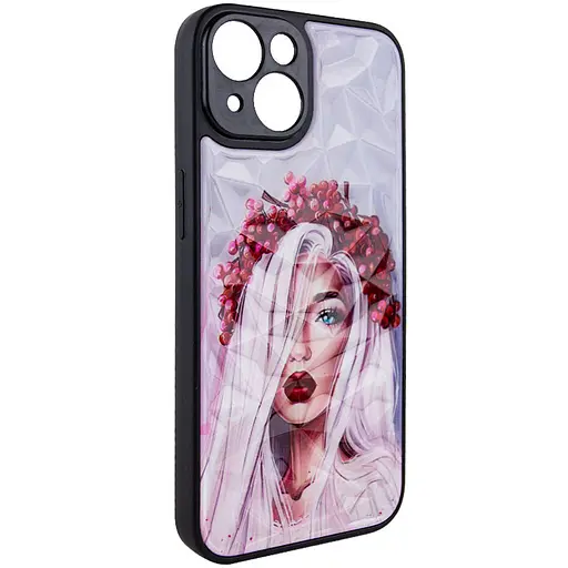 Чехол Epik TPU+PC Prisma Ladies для Apple iPhone 14, 6.1 Ukrainian Girl - фото 2