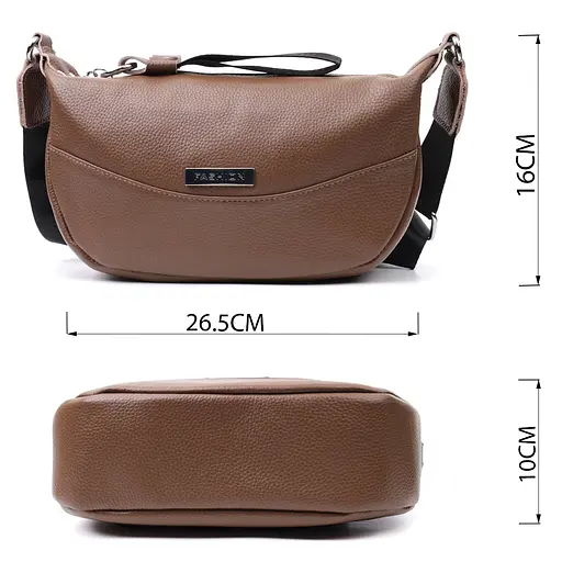 Кожаная женская сумка Vintage 26.5х16х10 см sum0026571 - фото 3