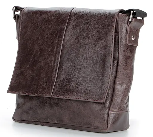 Шкіряна чоловіча сумка SHVIGEL 21х22,5х8 см sum0023496 - фото 1