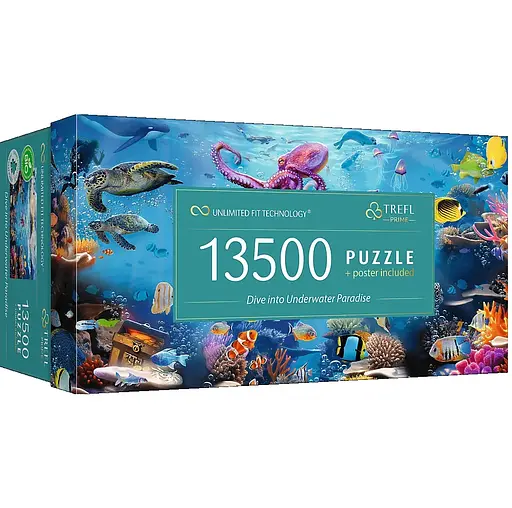 Пазлы "Беспредельная коллекция: "Окунись в подвоенный рай" 13500 элементов 81027 Trefl, в коробке (5900511810271) - фото 1