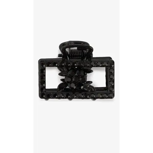 Заколка-краб жіноча 3812B-1 Чорний - фото 1