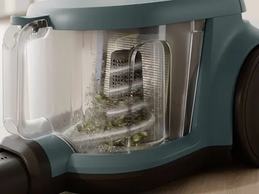 Пылесос Electrolux контейнерный 850 Вт HEPA12 3 насадки зеленый - фото 6