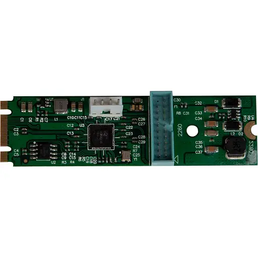 Плата расширения Frime M2 (M&B Key) to 2 x USB3.0, NEC720201 (ECF-M2.M&Bto2USB3) - фото 1