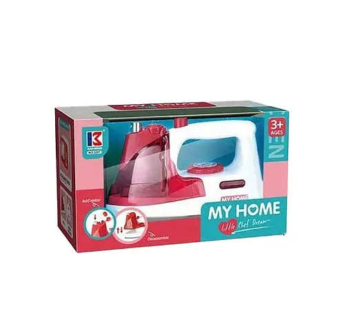 Утюг 3207, звук, свет, трещётка, брызгает водой, на батарейке, в коробке (6974102400539) - фото 3