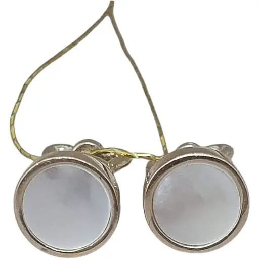 Золоті сережки Платон з перламутром. 2С196/68Б