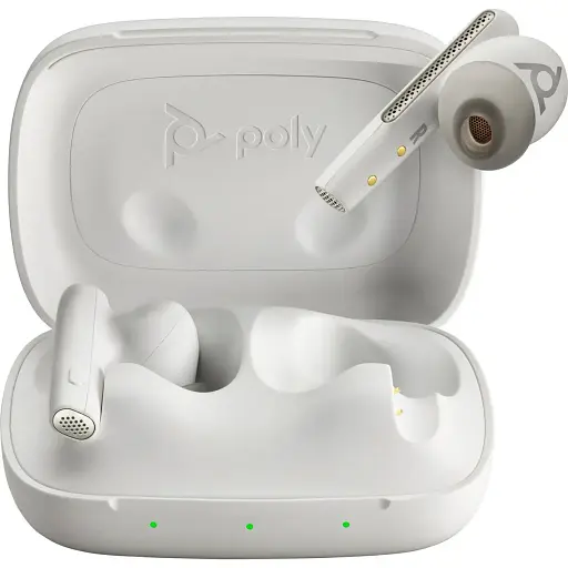 Навушники TWS Poly Voyager Free 60 Earbuds + BT700A + BCHC White - фото 4