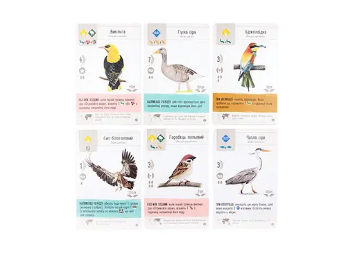 Настільна гра Ігромаг Крила: Птахи Європи (Wingspan: European Expansion) (укр.) (STM901) - фото 11