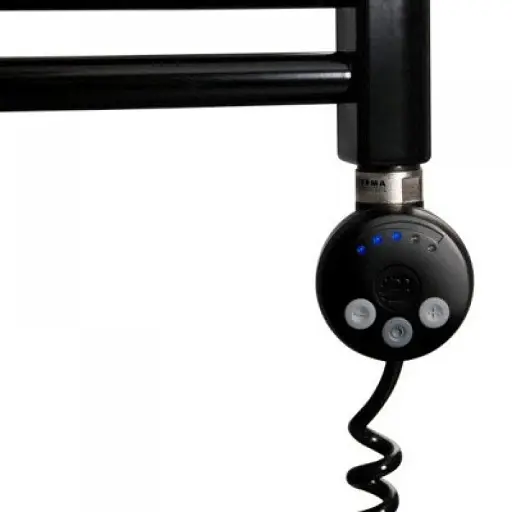 ТЕН для рушникосушки Terma MEG з електронним термостатом 600W Black + трійник 30412 - фото 3